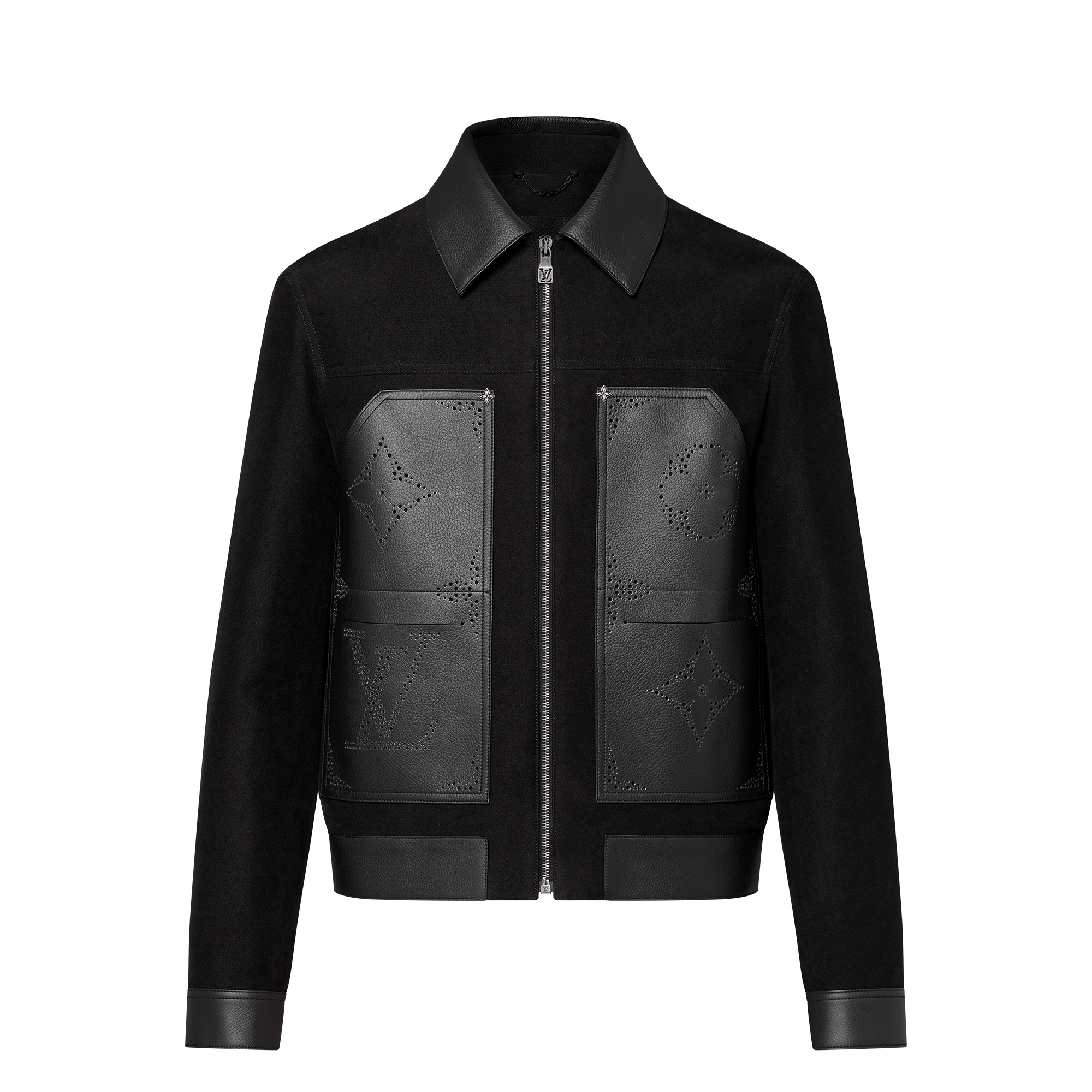 Monogram Mix Leather Workwear Blouson  in Men