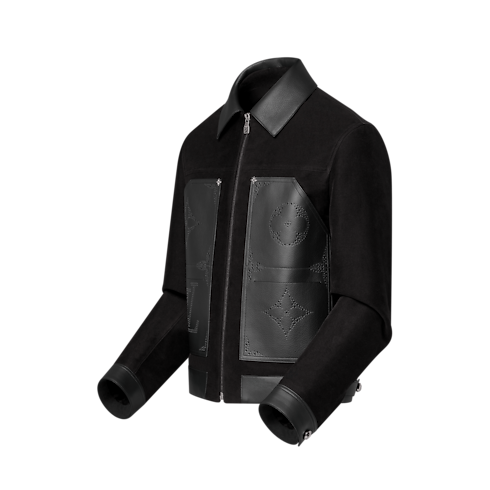 Monogram Mix Leather Workwear Blouson in Men's Ready-to-Wear Outerwear and Coats collections by Louis Vuitton (Product zoom)