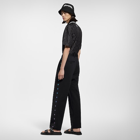 Monogram Moire Jacquard Short-Sleeved Silk Shirt in Men's Ready-to-Wear Shirts collections by Louis Vuitton (Product zoom)