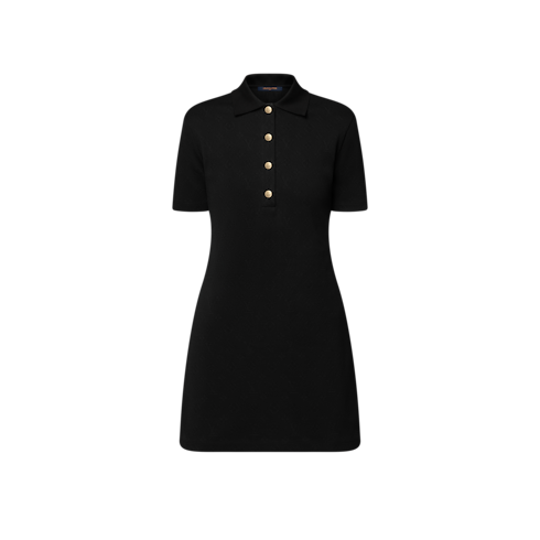 Monogram Piqué Polo Dress in Women's Ready-to-Wear Dresses collections by Louis Vuitton (Product zoom)