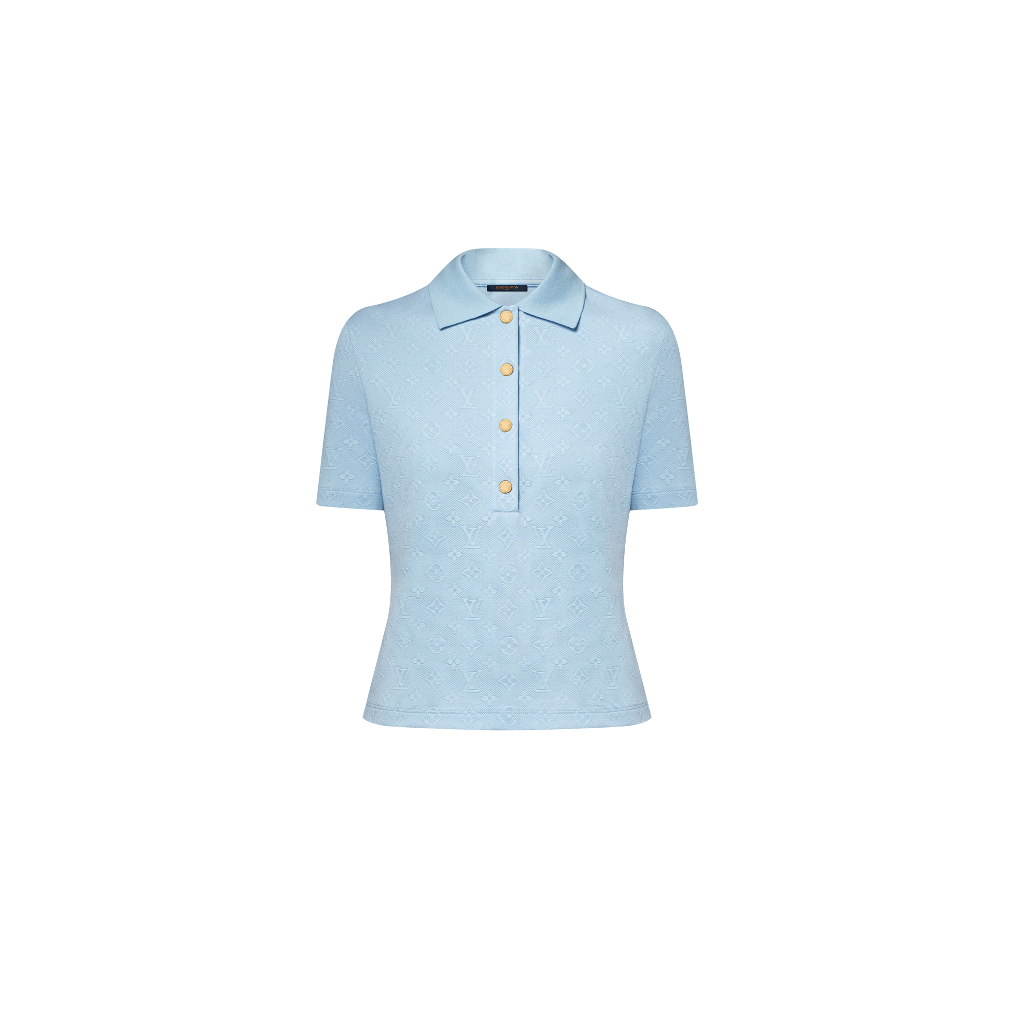 Monogram Piqué Polo Top  in Women