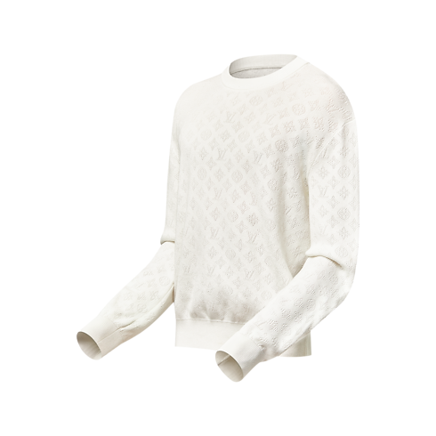 Monogram Pointelle Cotton Pullover in Men's Ready-to-Wear All Ready-to-Wear collections by Louis Vuitton (Product zoom)
