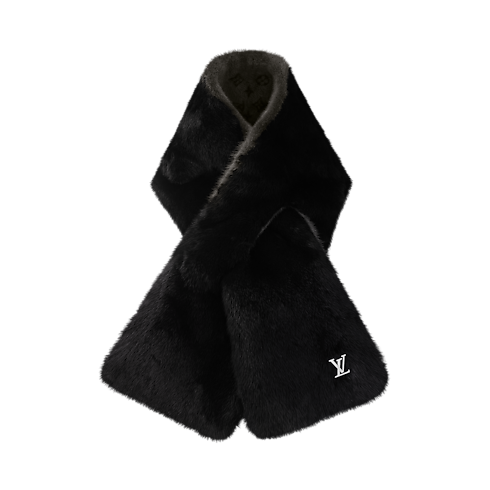 Monogram Reverse Fur Scarf . in Men's Accessories Scarves for Men collections by Louis Vuitton (Product zoom)
