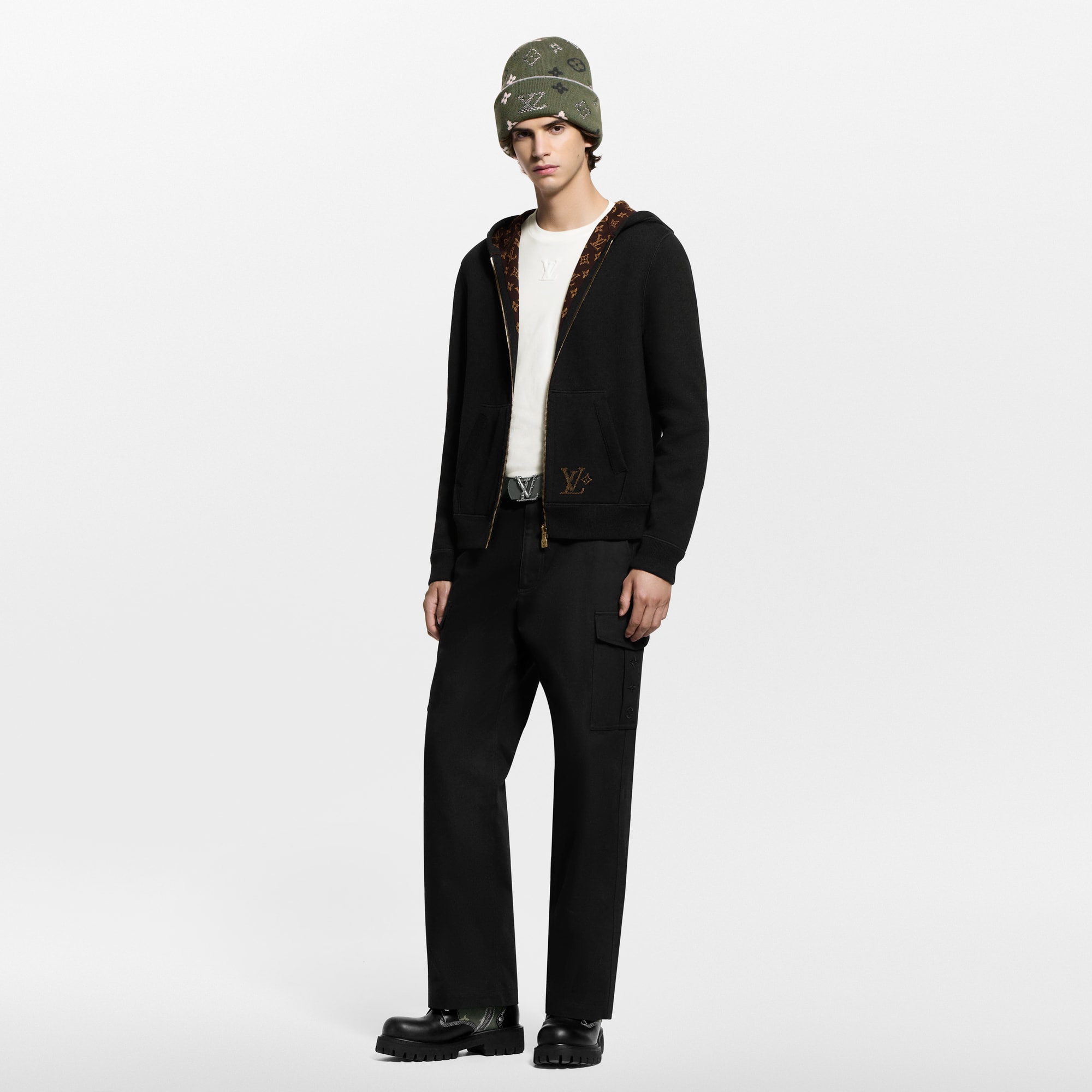 Monogram Reversible Double Face Hooded Blouson  in Men