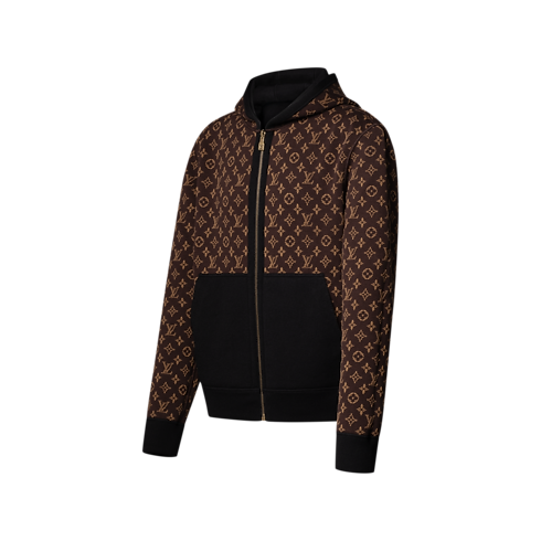 Monogram Reversible Double Face Knitted Hooded Blouson other view