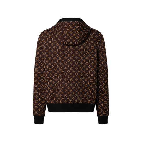 Monogram Reversible Double Face Knitted Hooded Blouson other view