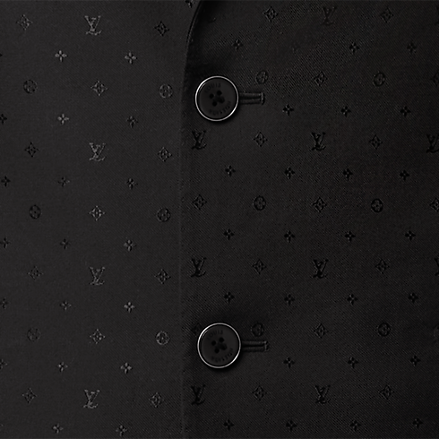 Monogram Satin Single-Breasted Pont Neuf Jacket in Men's Ready-to-Wear All Ready-to-Wear collections by Louis Vuitton (Product zoom)