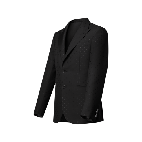Monogram Satin Single-Breasted Pont Neuf Jacket in Men's Ready-to-Wear All Ready-to-Wear collections by Louis Vuitton (Product zoom)