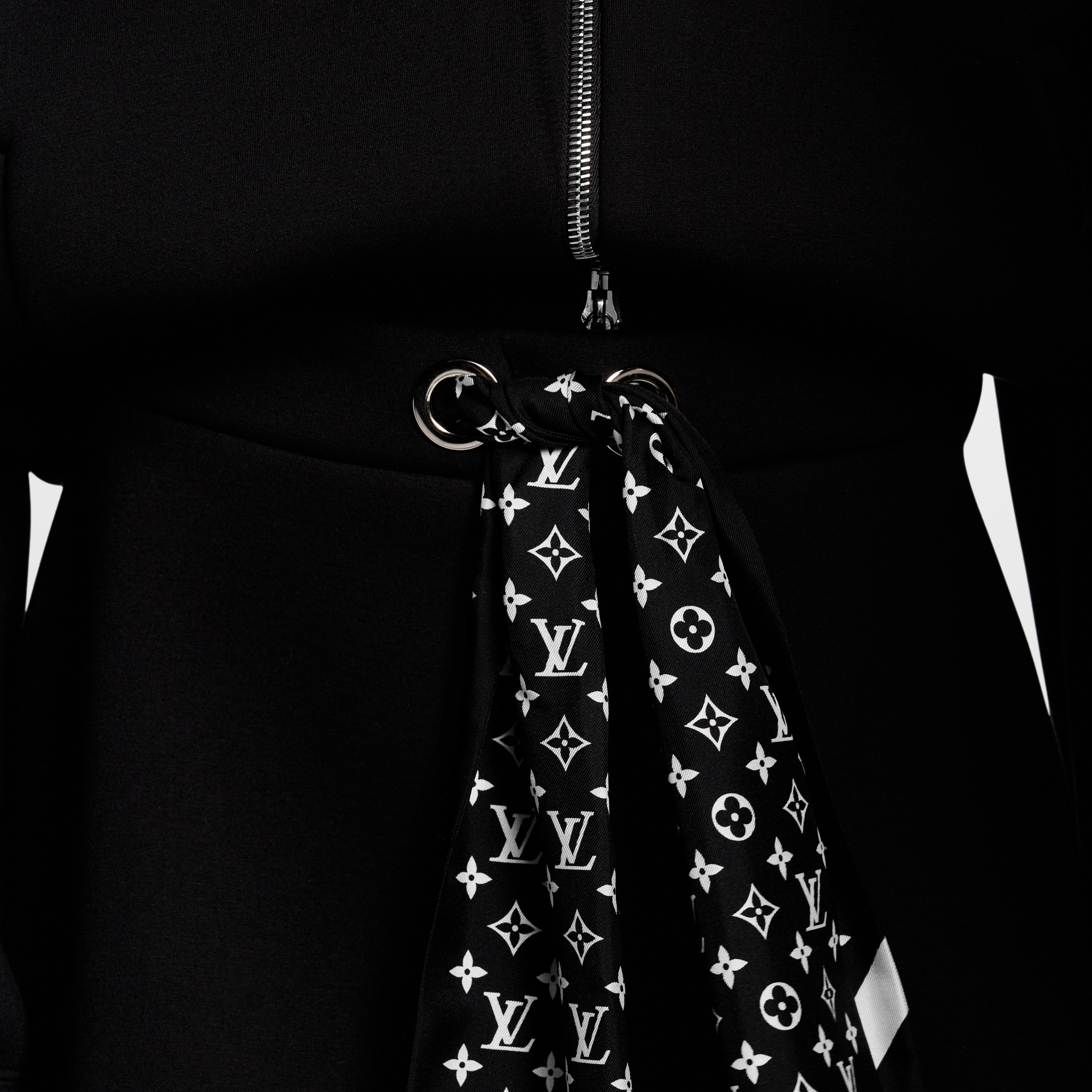 Monogram Scarf Mini Skirt  in Women