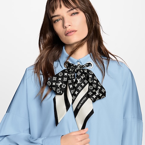 Monogram Scarf Shirt Dress in Women's Ready-to-Wear Dresses collections by Louis Vuitton (Product zoom)