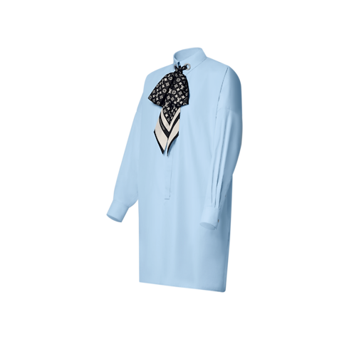 Monogram Scarf Shirt Dress in Women's Ready-to-Wear Dresses collections by Louis Vuitton (Product zoom)