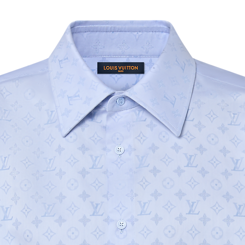 Monogram Short-Sleeved Cotton Shirt in Men's Ready-to-Wear Shirts collections by Louis Vuitton (Product zoom)