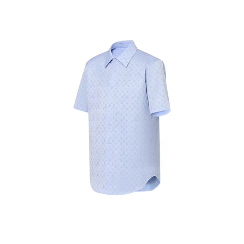 Monogram Short-Sleeved Cotton Shirt in Men's Ready-to-Wear Shirts collections by Louis Vuitton (Product zoom)