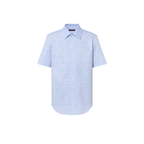 Monogram Short-Sleeved Cotton Shirt in Men's Ready-to-Wear Shirts collections by Louis Vuitton (Product zoom)