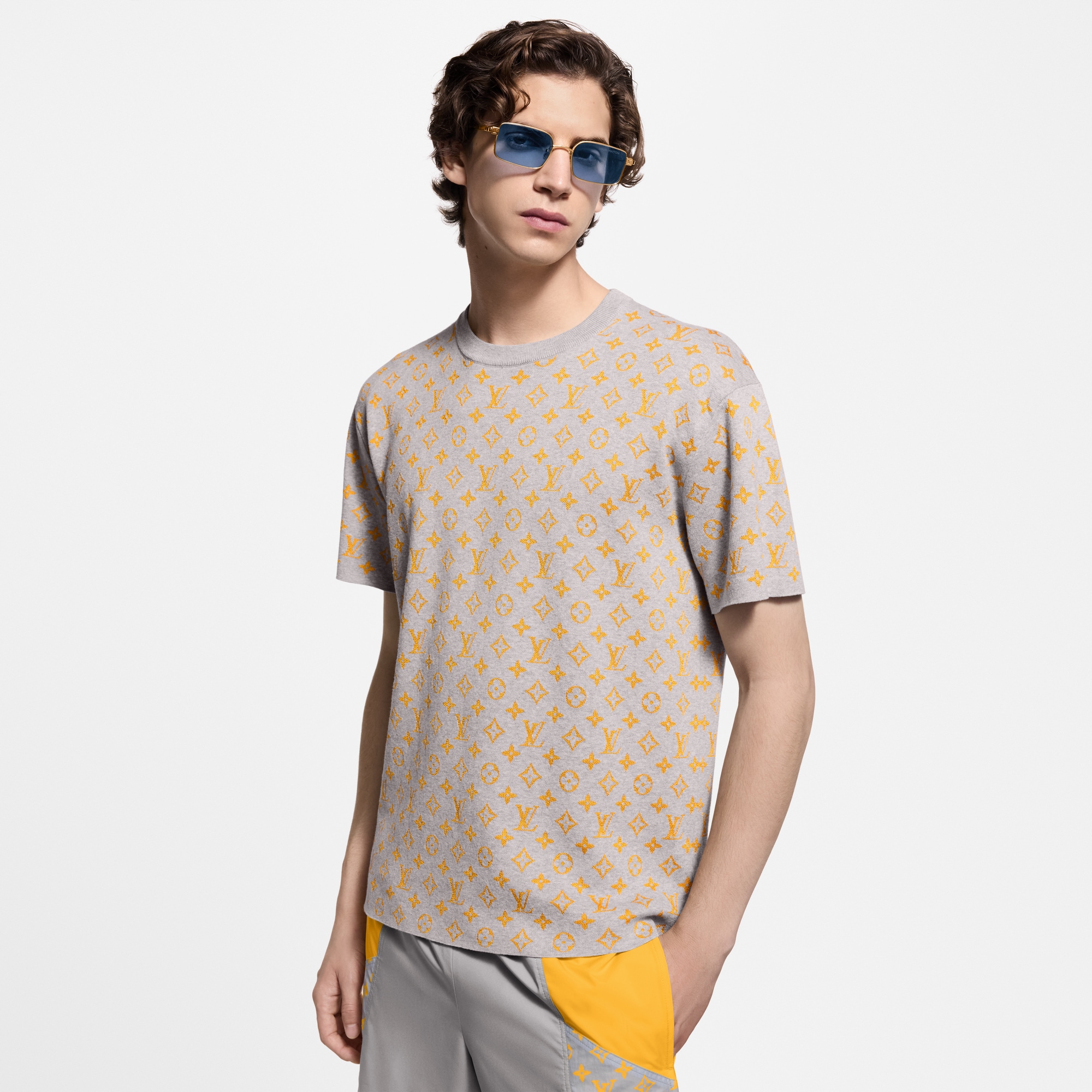 Monogram Short-Sleeved Crewneck  in Men