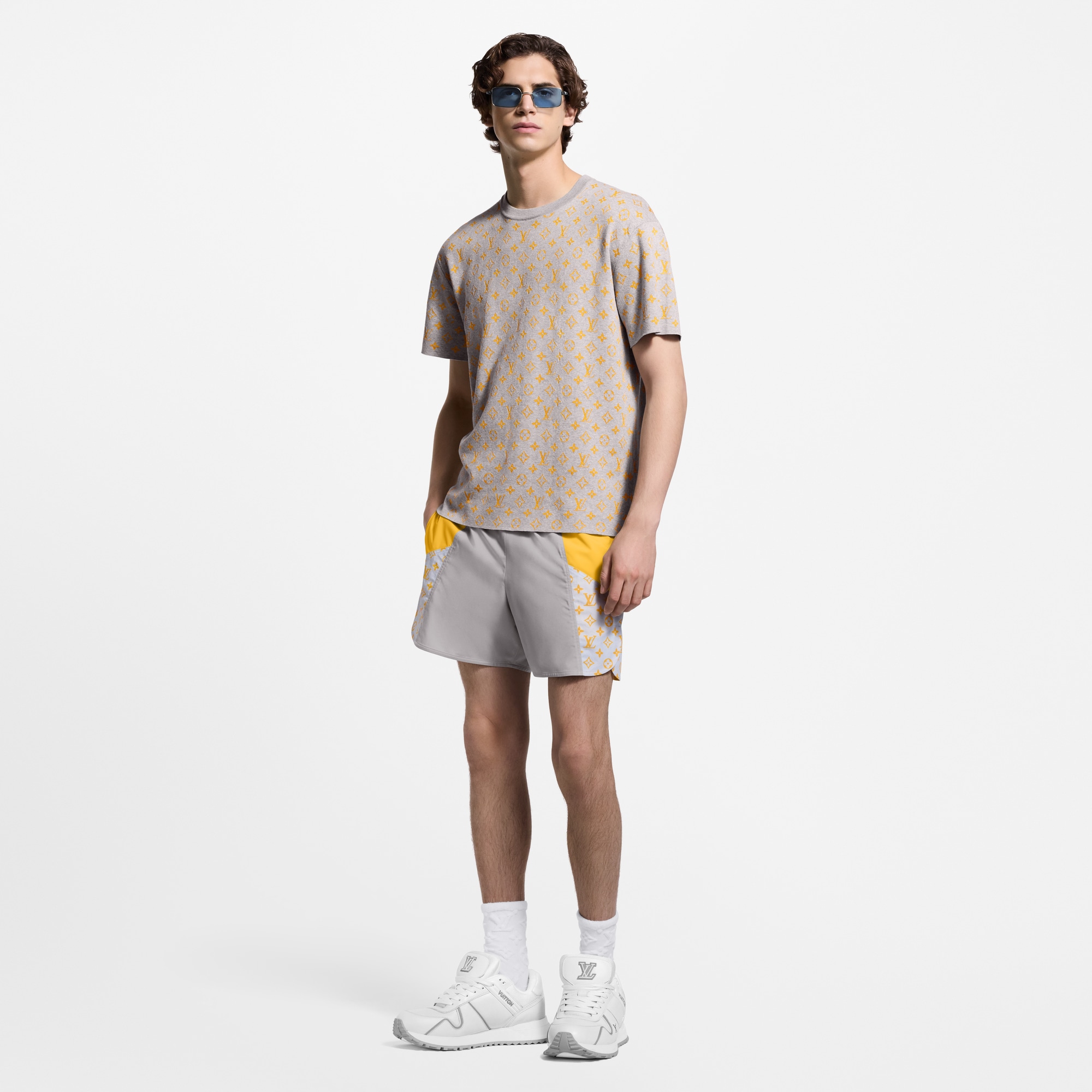 Monogram Short-Sleeved Crewneck  in Men
