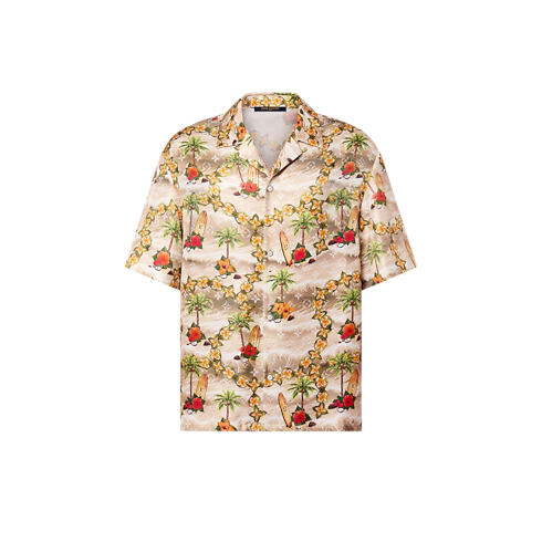 Monogram Silk Drawstring Shorts in Men's Ready-to-Wear Pants collections by Louis Vuitton