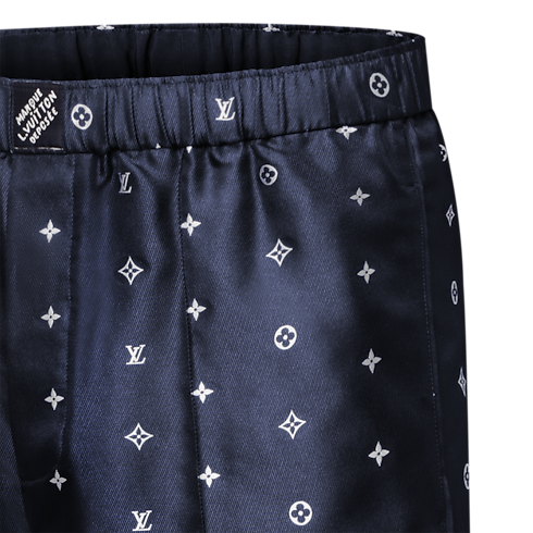 Monogram Silk Pajama Pants in Men's Ready-to-Wear Pants collections by Louis Vuitton (Product zoom)