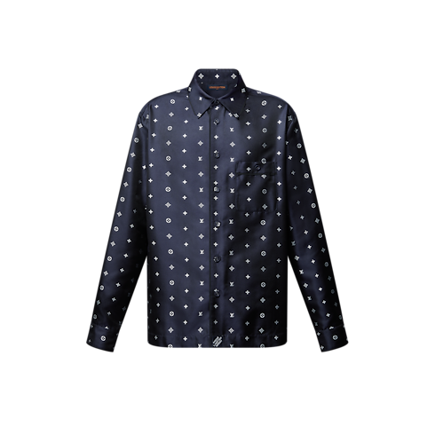 Monogram Silk Pajama Shirt in Men's Ready-to-Wear Shirts collections by Louis Vuitton (Product zoom)
