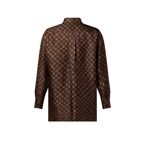 Monogram Silk Shirt in Women's Ready-to-Wear Tops collections by Louis Vuitton (Product zoom)