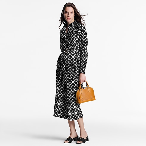 Monogram Silk Shirt Dress in Women's Ready-to-Wear Dresses collections by Louis Vuitton (Product zoom)