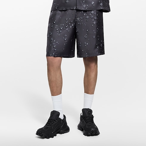 Monogram Silk Shorts in Men's Ready-to-Wear Pants collections by Louis Vuitton (Product zoom)