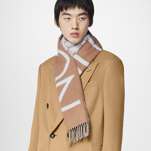 Monogram Split Scarf . in Men's Accessories Scarves for Men collections by Louis Vuitton (Product zoom)