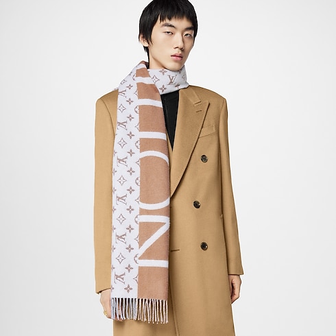 Monogram Split Scarf . in Men's Accessories Scarves for Men collections by Louis Vuitton (Product zoom)