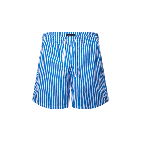 Monogram Striped Swim Shorts in Men's Ready-to-Wear Swimwear collections by Louis Vuitton (Product zoom)