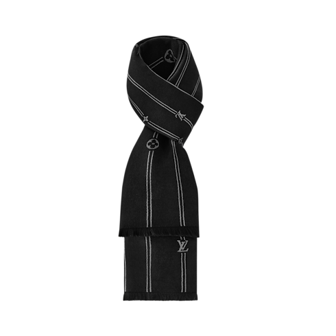 Monogram Stripes Scarf . in Men's Accessories Scarves for Men collections by Louis Vuitton (Product zoom)