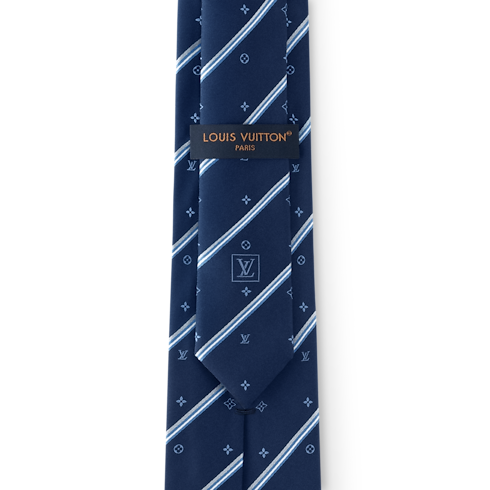 Monogram Stripes Tie . in Men's Accessories Ties and Pocket Squares collections by Louis Vuitton (Product zoom)