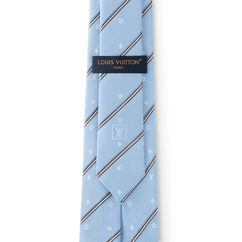 Monogram Stripes Tie . in Men's Accessories Ties and Pocket Squares collections by Louis Vuitton (Product zoom)