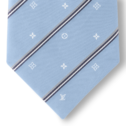 Monogram Stripes Tie . in Men's Accessories Ties and Pocket Squares collections by Louis Vuitton (Product zoom)