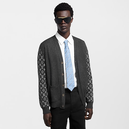 Monogram Stripes Tie . in Men's Accessories Ties and Pocket Squares collections by Louis Vuitton (Product zoom)