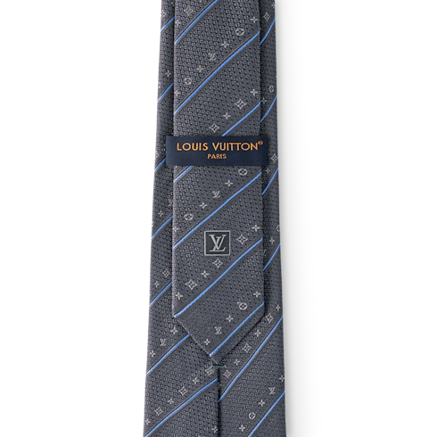 Monogram Stripes Tie . in Men's Accessories Ties and Pocket Squares collections by Louis Vuitton (Product zoom)