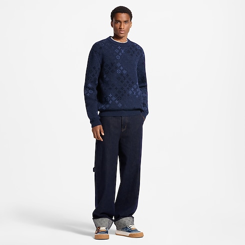Monogram Surplus Pullover worn view