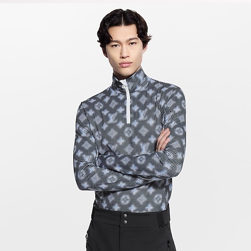 Monogram Technical Long-Sleeved T-Shirt in Men's Ready-to-Wear T-shirts and Polos collections by Louis Vuitton (Product zoom)