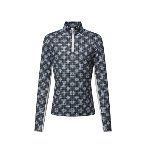 Monogram Technical Long-Sleeved T-Shirt in Men's Ready-to-Wear T-shirts and Polos collections by Louis Vuitton (Product zoom)