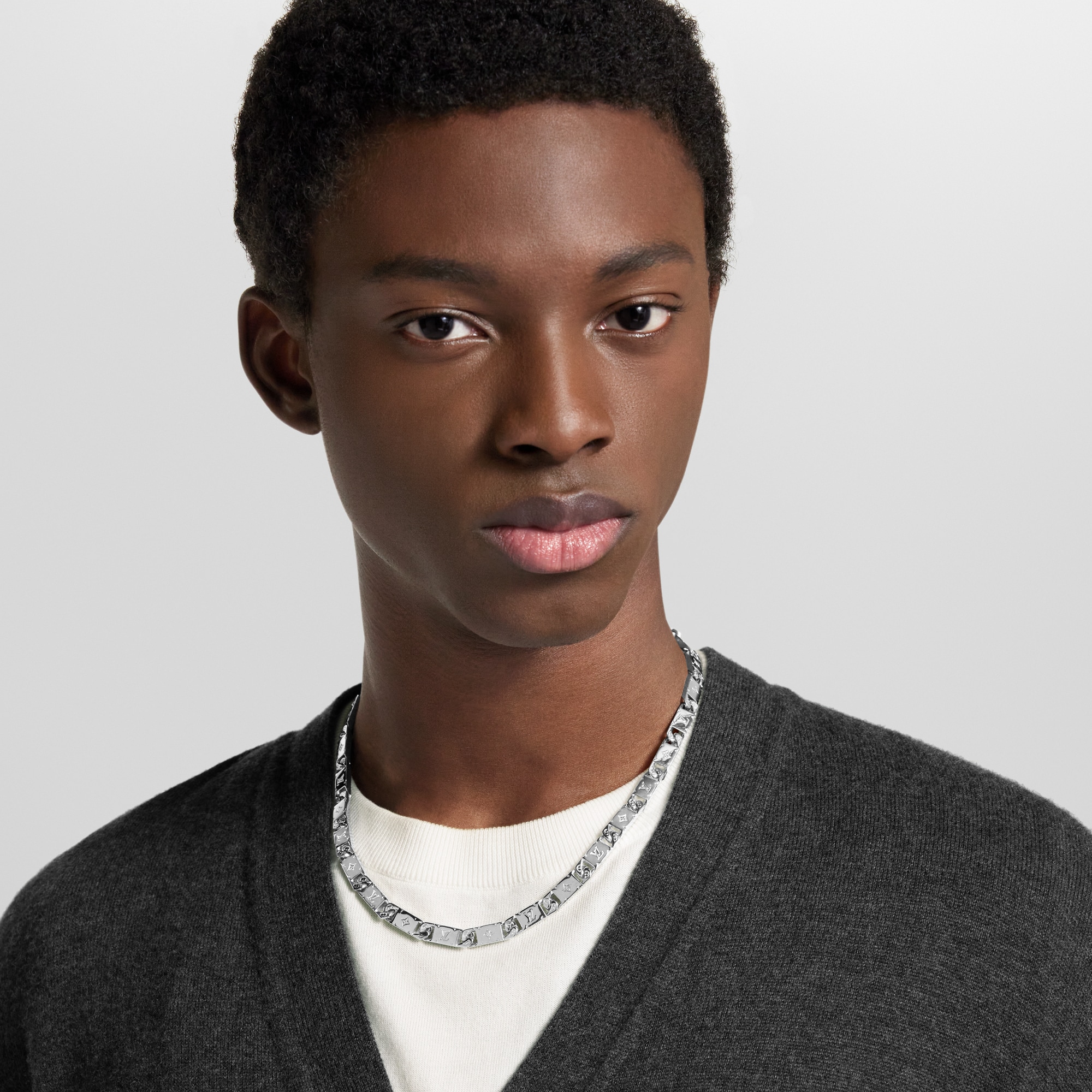 Monogram Tied Up Necklace . in Men