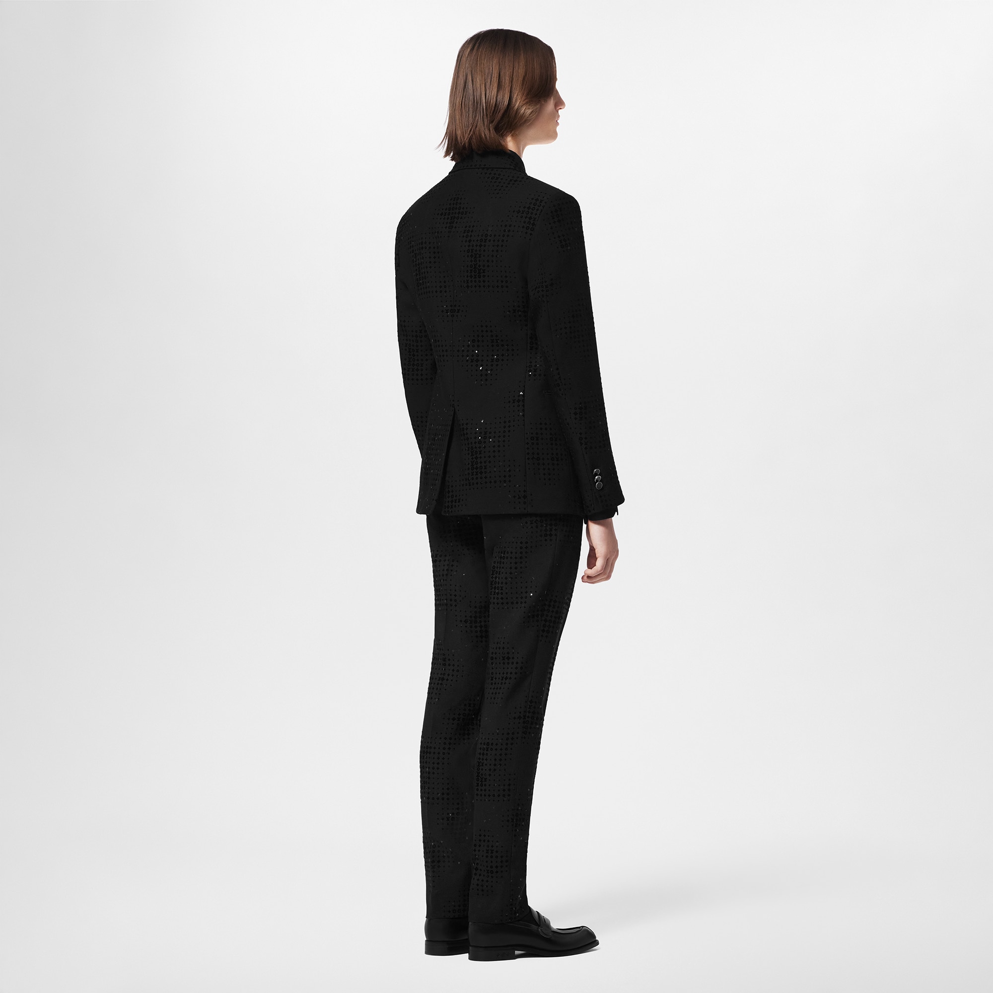 Monogram Wool Evening Pants  in Men