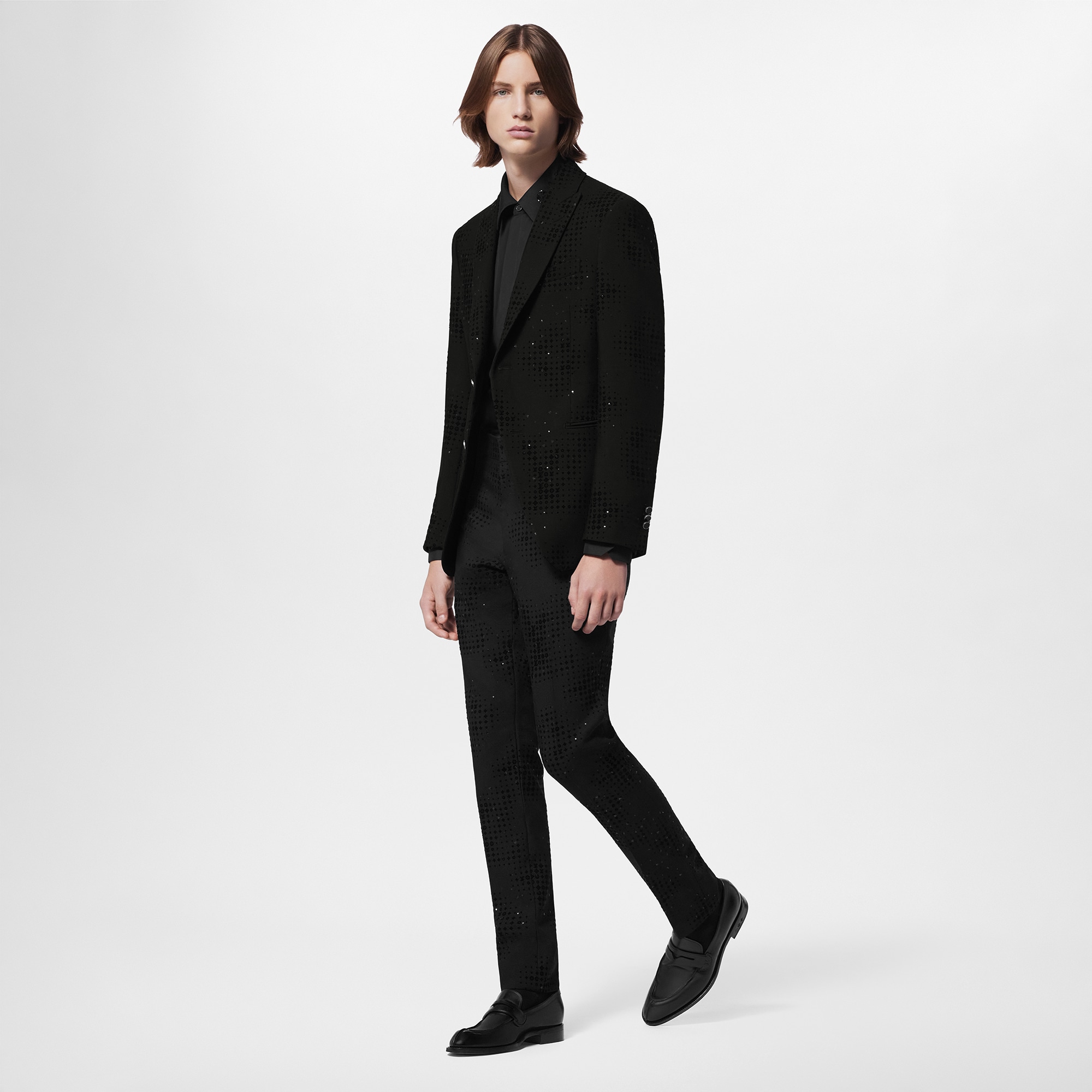 Monogram Wool Evening Pants  in Men
