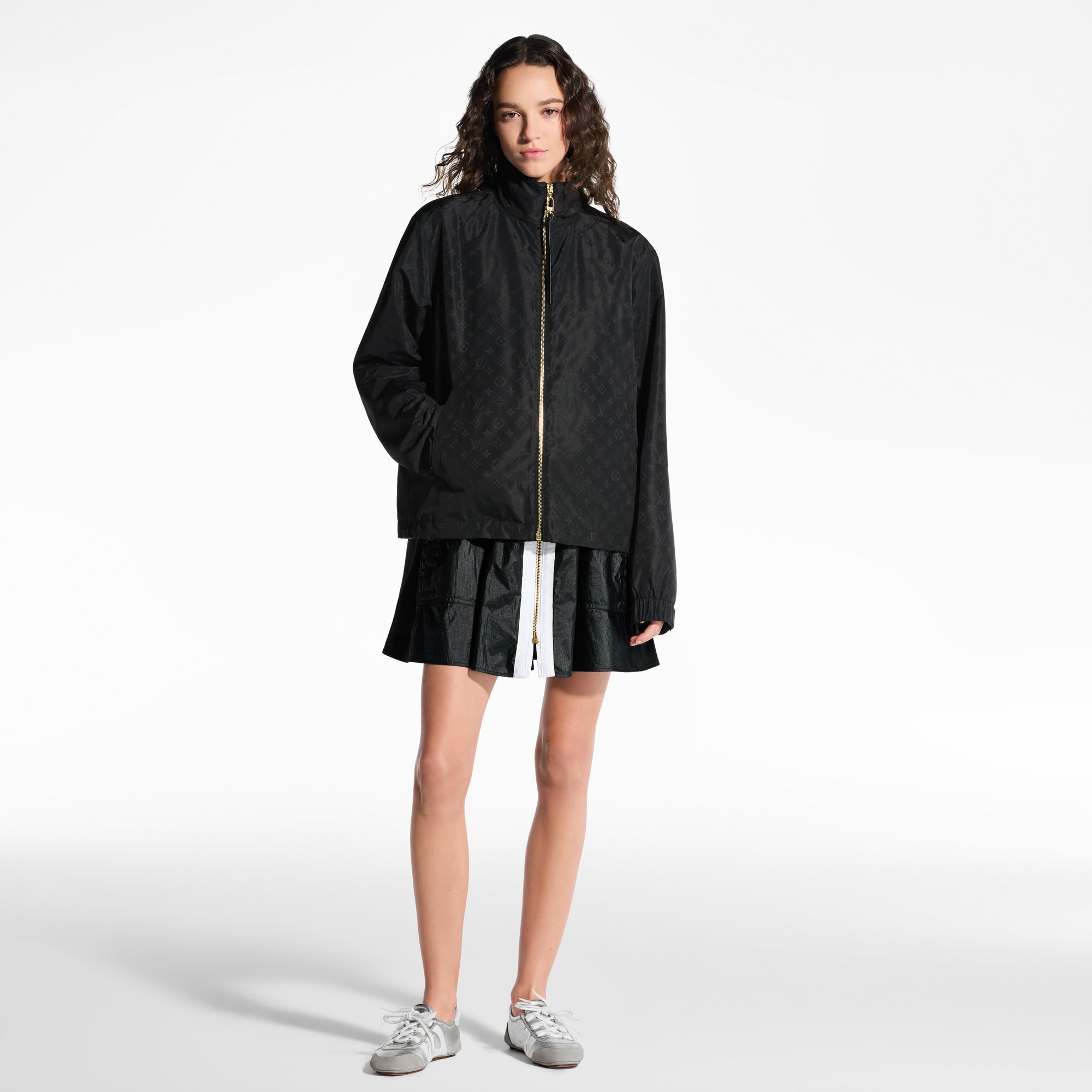 Monogram Zip-Up Jacket  in Women