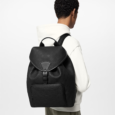 Montsouris Backpack Monogram Taurillon Leather LG - G90 in Men's Bags All Collections collections by Louis Vuitton (Product zoom)
