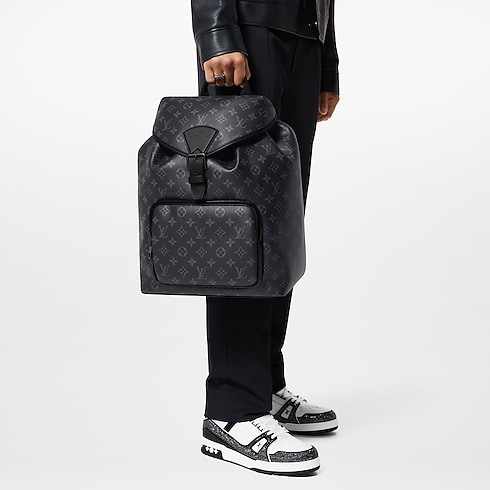 Montsouris Backpack Monogram Eclipse in Men's Bags All Collections collections by Louis Vuitton (Product zoom)
