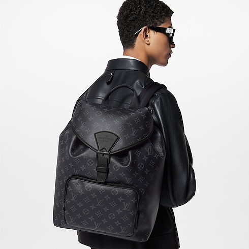 Montsouris Backpack Monogram Eclipse in Men's Bags All Collections collections by Louis Vuitton (Product zoom)