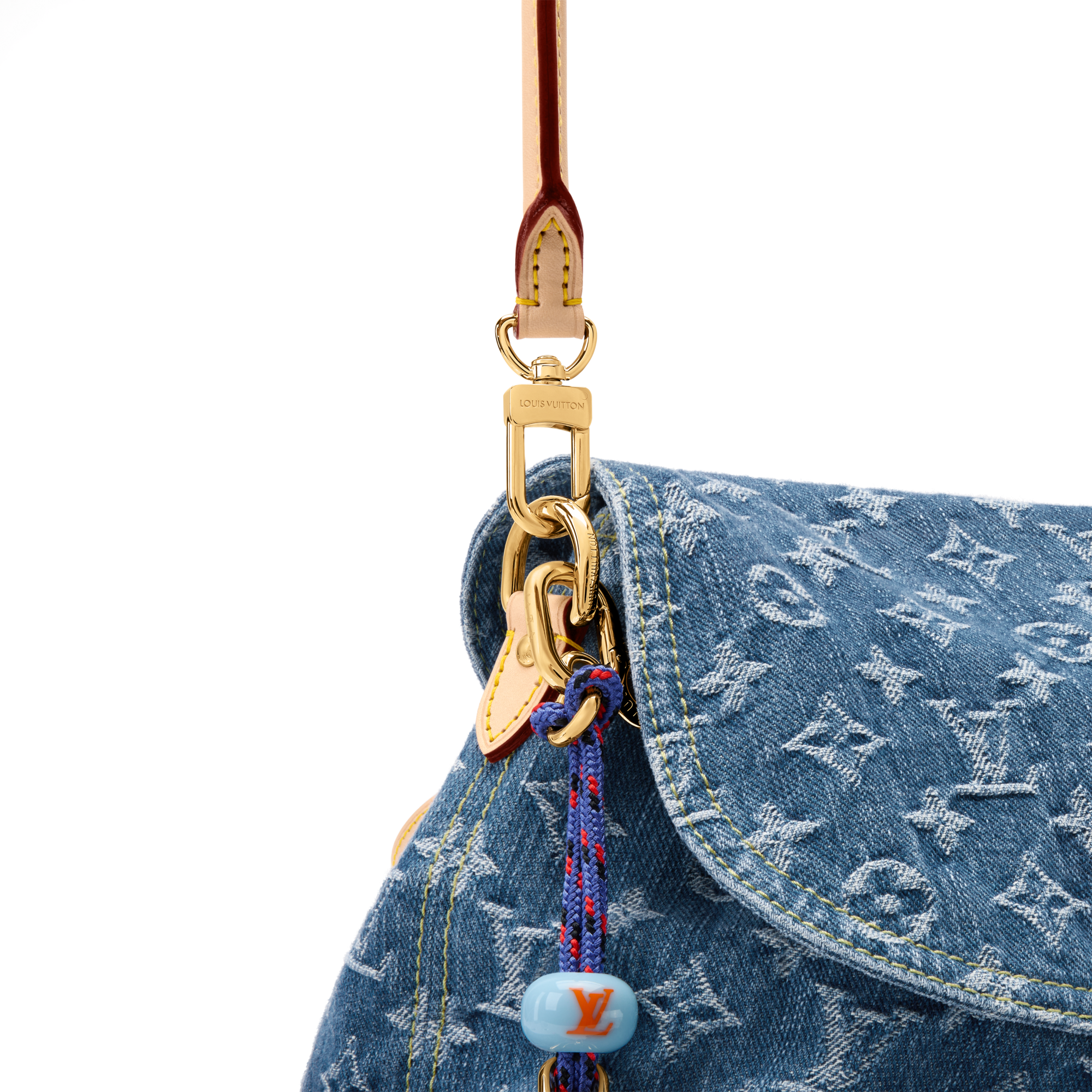 LOUIS VUITTON MONTSOURIS DENIM BACKPACK Louis Vuitton Montsouris Backpack Washed Monogram Denim main image 2