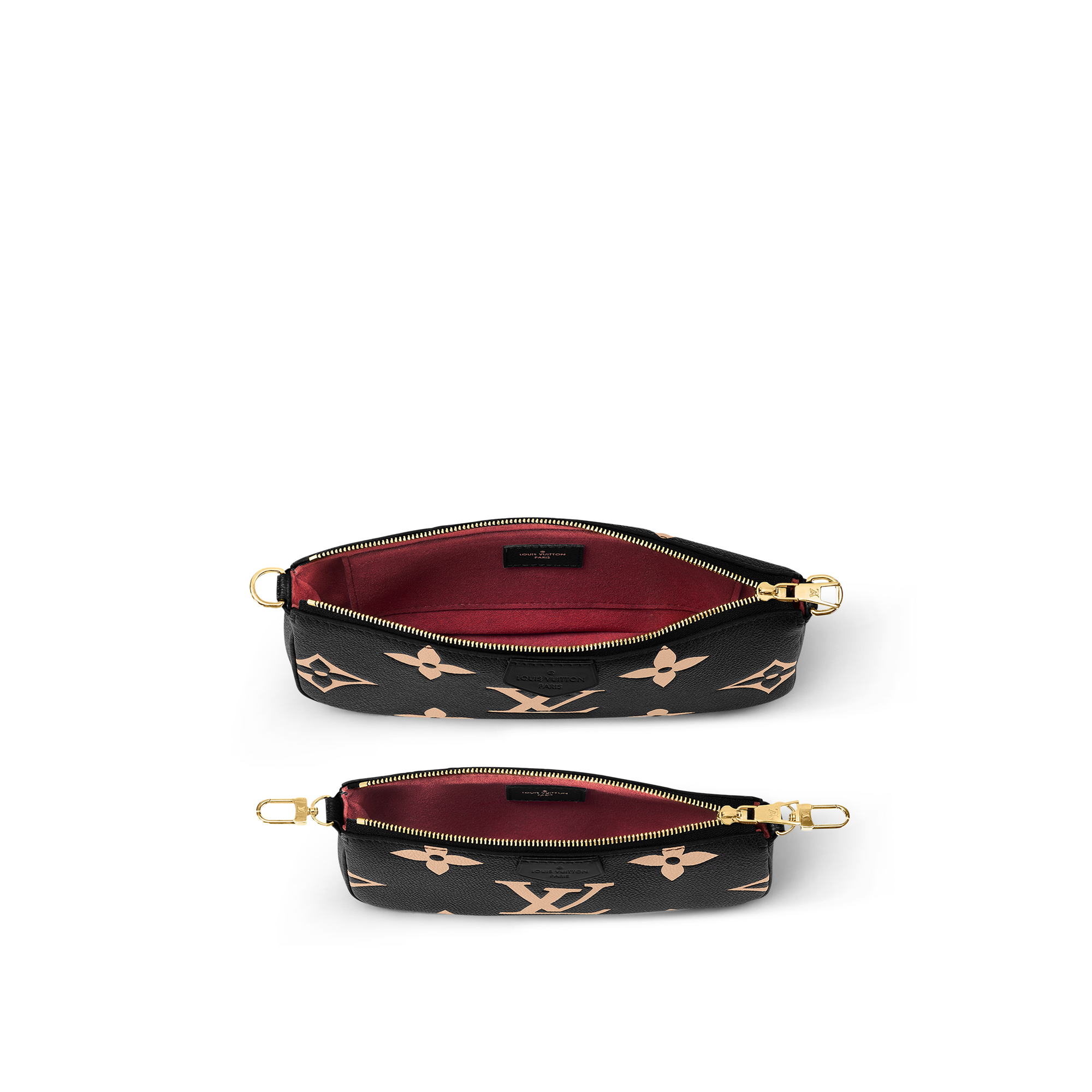 Multi Pochette Accessoires Bicolour Monogram Empreinte Leather in Women