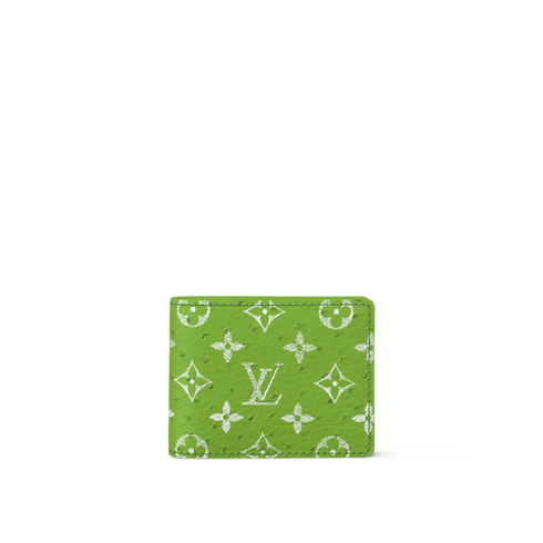 Multiple Wallet Autruche in Men's Wallets and Small Leather Goods Exotic Leather Wallets collections by Louis Vuitton (Product zoom)