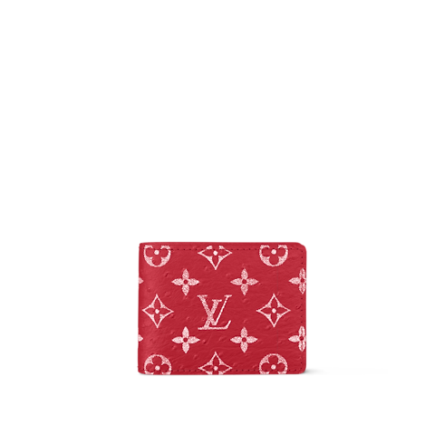 Multiple Wallet Autruche in Men's Wallets and Small Leather Goods Exotic Leather Wallets collections by Louis Vuitton (Product zoom)