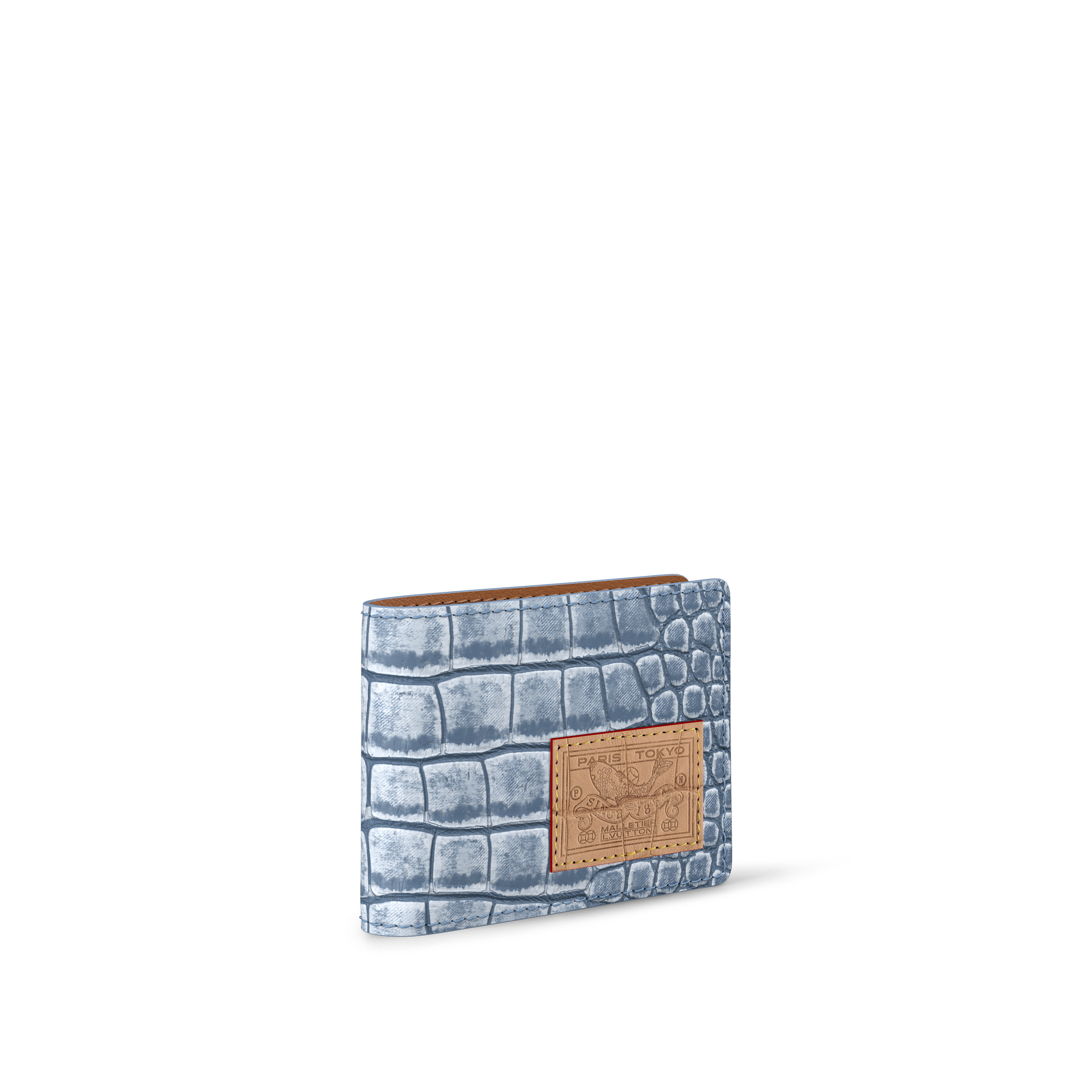 Multiple Wallet Crocodilien Mat in Men